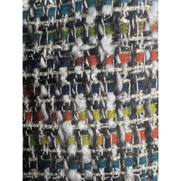 LOFT Tweed Zipper Detail A-Line Skirt Size 10 - Picture 4 of 8